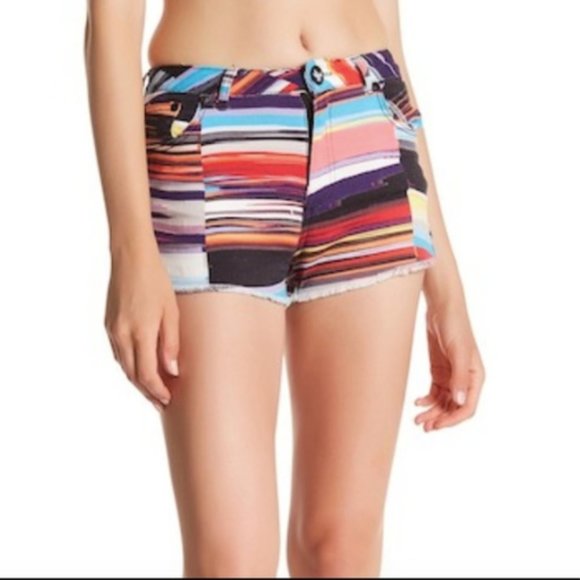 NWT One Teaspoon Equador Chopper Shorts Sz 10 - Picture 3 of 8